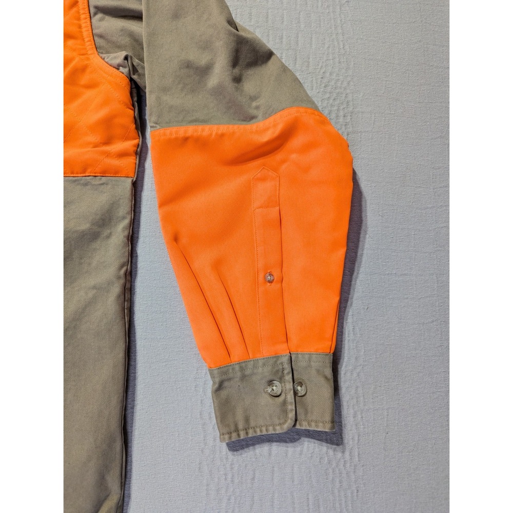 RedHead Upland Hunting Shirt Mens M Blaze Orange Bird Hunting Cotton Button Up - Picture 6 of 14